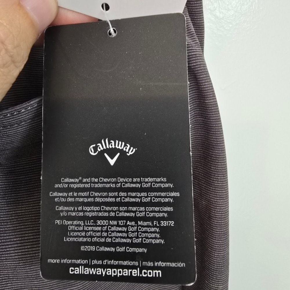 🆕️ *NWT* Callaway Mens Gray Lightweight Moisture Wicking Golf Pants Size 38x32 - Picture 6 of 12